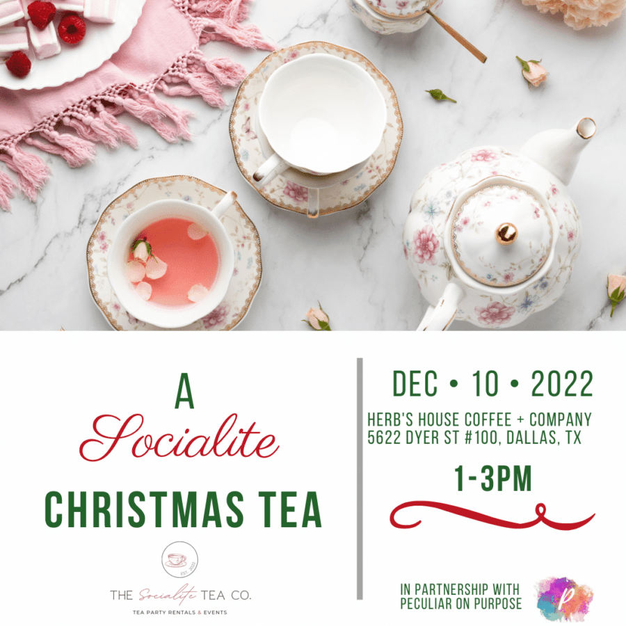 A Socialite Christmas Tea