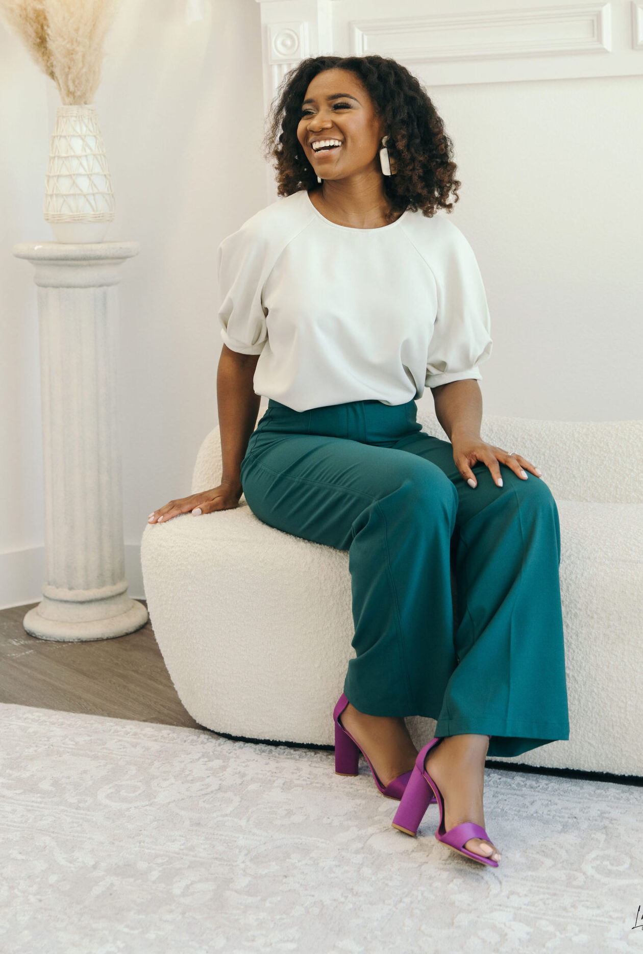 Portrait of Shala - Founder of Simple Peculiar Co,